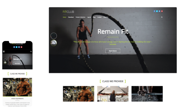 ThemeGrill – FitClub Pro - Image 1