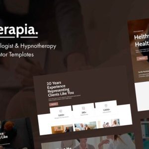 Therapia - Psychologist & Hypnotherapy Elementor Templates
