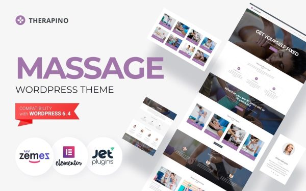 Therapino - Physical Therapy WordPress Theme - Image 1
