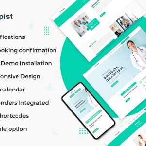 Therapist - Doctor Appointment Booking WordPress Theme