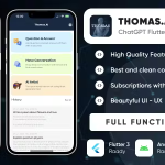 Thomas.AI : ChatGPT by OpenAI : Flutter full application for android & iOS