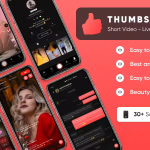 ThumbsUp - Short Video App, Video Creating & Sharing App, Social Media (Android UI Kit)
