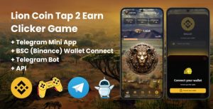 Tiger crypto coin tap 2 earn clicker game with telegram mini app api bot.jpg