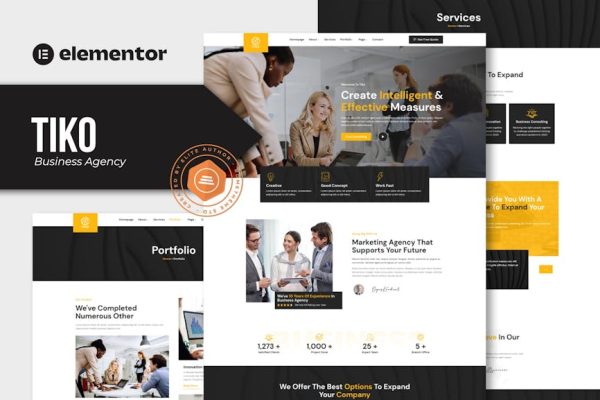 Tiko - Business Agency Elementor Template Kit - Image 1