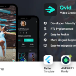 TikTok App - Video Creating Android App Template + Short Video iOS App Template - Flutter 2 - Qvid