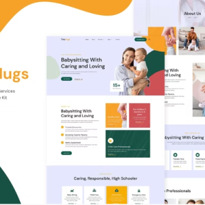 Tiny Hugs - Baby & Child Care Services Elementor Template Kit