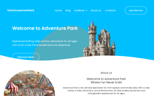 Tishamusementpark amusement park wordpress theme.png