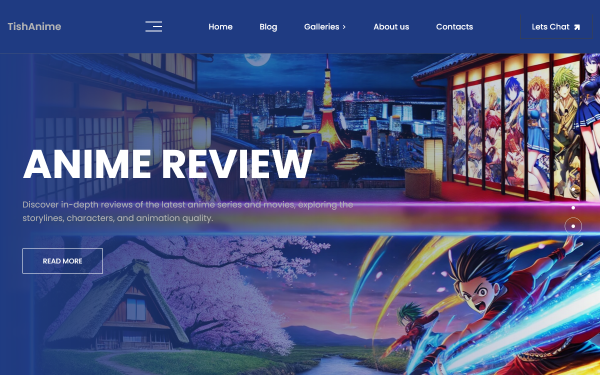 TishAnime - Anime and Manga WordPress Theme - Image 1