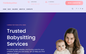 Tishbabysitter babysitter wordpress theme.png