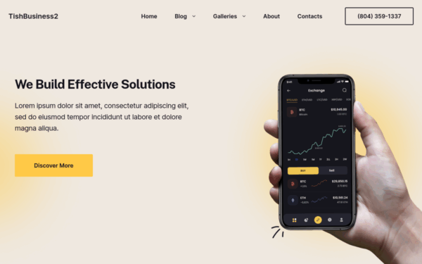 TishBusiness2 - Business WordPress Theme - Image 1