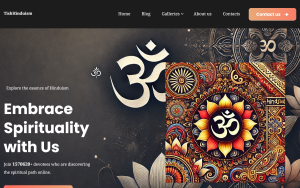 Tishhinduism hinduism wordpress theme.png