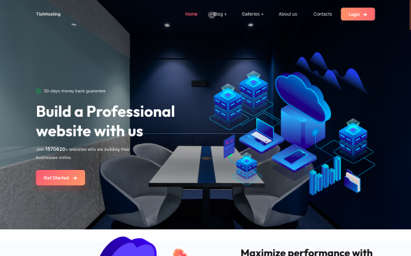 TishHosting - Hosting WordPress Theme - Image 1