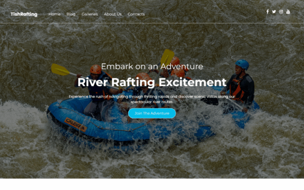 TishRafting - Rafting WordPress Theme - Image 1