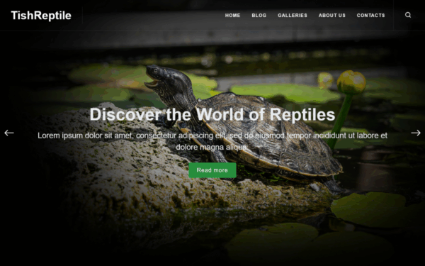 TishReptile - Reptile WordPress Theme - Image 1