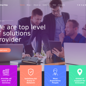 TishStartUp - StartUp and Company WordPress Theme