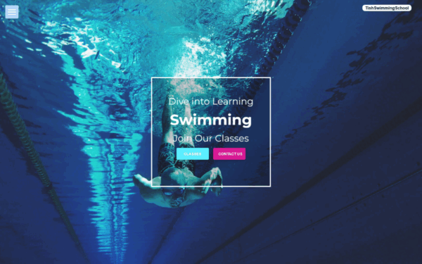 TishSwimmingSchool - Swimming School WordPress Theme - Image 1