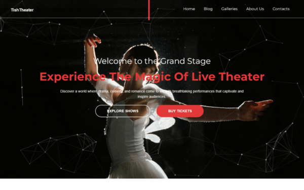 TishTheater - Theater WordPress Theme - Image 1