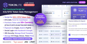 Tokenlite ico sto token sale management dashboard ico admin script .png