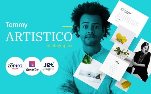 Tommy Artistico - Photographer Gallery WordPress Elementor Theme - Image 1
