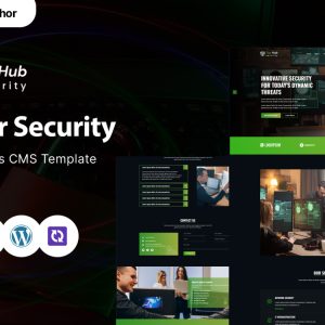 Top Hub - Cyber Security WordPress Elementor Theme