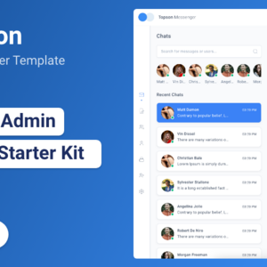 Topson - Chat Messenger App Svelte Template