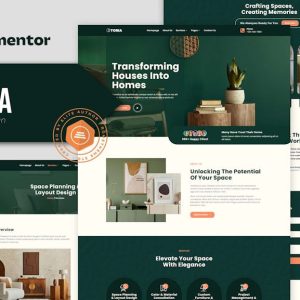 Toria - Interior Design Elementor Template Kit