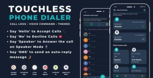 Touchless phone dialer call logs with admob ads android codermarket.jpeg