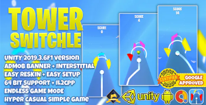 Tower switchle unity3d admob hyper casual latest api support codermarket.png