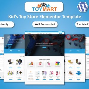 Toy Mart - Kid's Toy Store WordPress Elementor Template