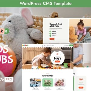 Toyka – A Playful and Vibrant WordPress Theme for Kids Care And Toy Stores