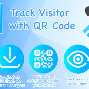 Track Visitor with QR (Laravel + Flutter)