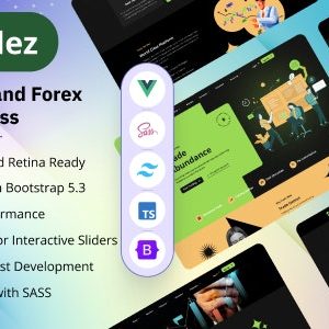 Tradez - Forex and Stock Broker Vue Nuxt JS Template