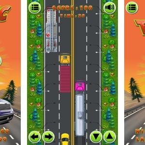 Traffic Racer - HTML5 Game + Mobile Version + AdMob! (Construct 3 | Construct 2 | Capx)