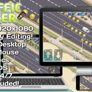 Traffic Racer - HTML5 Game + Mobile Version! (Construct 3 | Construct 2 | Capx)