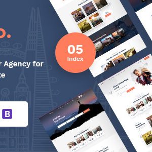 Trago-Travel Agency One Page HTML Template