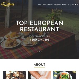 Trattorio - Restaurant WordPress Elementor Theme