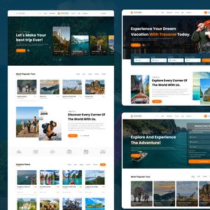 Traverse - Travel & Tour Booking HTML Template