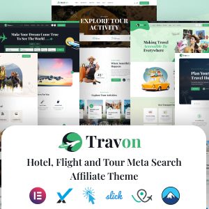 Travon - Hotel, Flights and Tour Meta Search Affiliate Theme