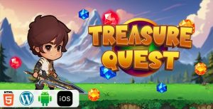 Treasure quest html5 game gplpixel.jpg