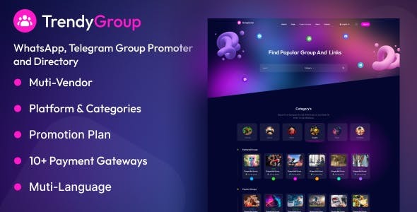 Trendygroup whatsapp telegram group promoter and directory codermarket.jpeg