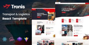 Tronis transport logistics react template gplpixel.jpg