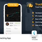 Truck Tracking Android + iOS App Template - 2 Apps - Truck App Driver app - Flutter 2 - TrucksUp