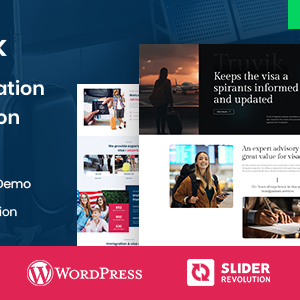 Truvik - Immigration Consulting WordPress Theme + RTL