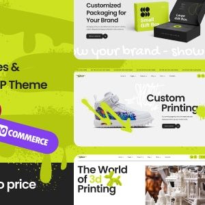 Tubix - Printing Servises & D Design WordPress Theme