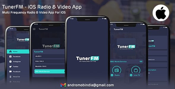 Tunerfm ios radio live tv app multi frequency codermarket.jpg