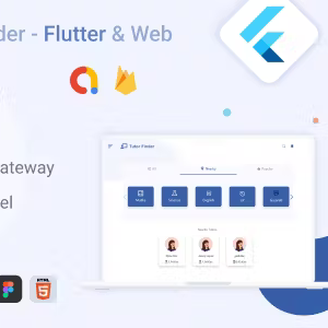 Tutor Finder - (Flutter + Web App + Admin Panel + UI)