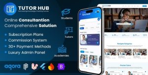 Tutorhub virtual education for tutors students academies with flutter.jpeg