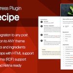 Ultimate Post Recipe - Responsive WordPress Posts Cooking Recipes plugin