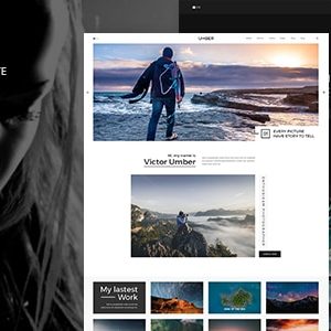 Umber | Photography PSD Template