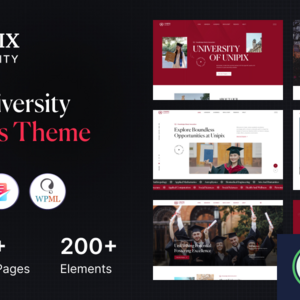 Unipix - University Education WordPress Theme